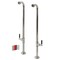 Aqua Vintage AE810S6DKL Freestanding Tub Supply Line, Polished Nickel AE810S6DKL - alternate 1